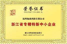 Provincial specialized, refined, unique and new small and medium-sized enterprises